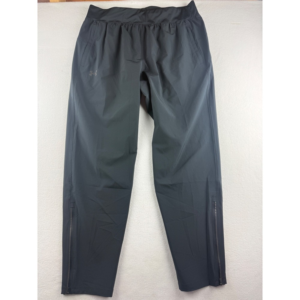 Under Armour Mens Outrun The Storm Pants Black UA Speedpocket 1376799-001 XL